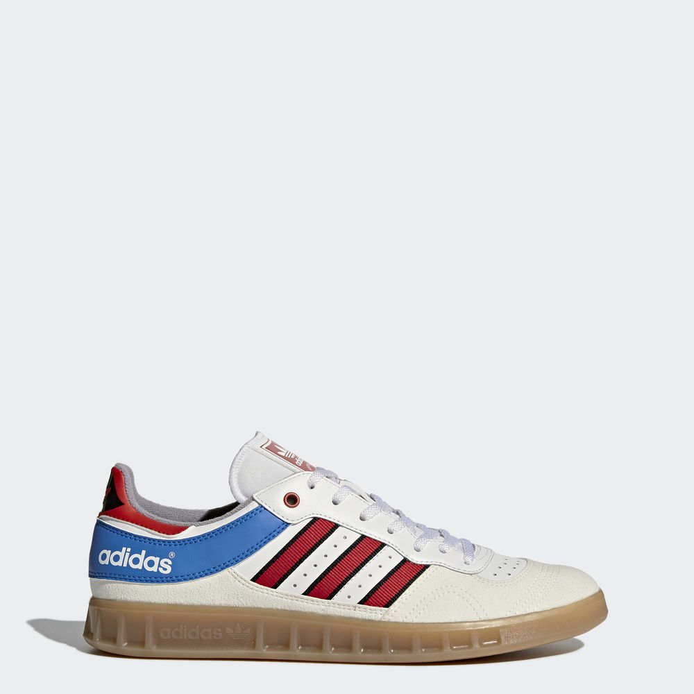 Adidas Handball Top - Originals γυναικεια - Ασπρα/Κοκκινα/Μπλε Ρουά,Μέγεθος: EU 36 – 54 2/3 (760TORG